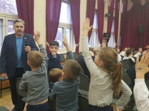 Глава муниципального округа Богородское организовал для школьников урок на тему «Район Богородское»
